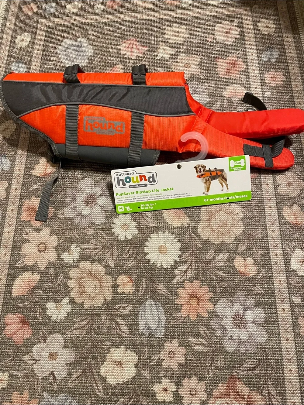 Outward Hound pup saver rip stop lifejacket, Medium